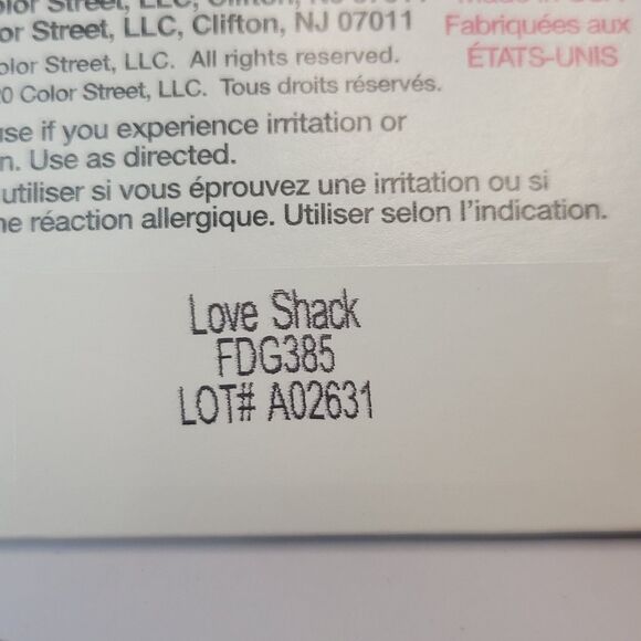 Color Street retired Love Shack dry nail polish strips NWT bundle discount - Picture 4 of 5